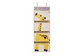 Børneværelse - 3 Sprouts Hanging Wall Organizer - Yellow Giraffe - IWOGRF