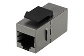 Netværkstilbehør - Deltaco MD-126 Cat6 Keystone Coupler Shielded 2 × RJ45 plastic 180 metal - MD-126