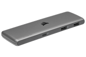 USB hub - Corsair USB100 7-Port USB Type-C/USB Type-A Expansion Hub USB hub - USB 3.1 - 7 ports - Grå - CU-9000003-EU