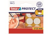 Tape & lim - tesa Protect Anti-scratch felts Ø 22mm White - 57893-00000-01