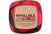 Makeup - L'Oréal Paris Infaillible 24h Fresh Wear Powder Foundation - 130 True Beige 9g - AA187100
