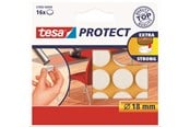 Tape & lim - tesa Protect Anti-scratch felts Ø 18mm White - 57892-00000-01