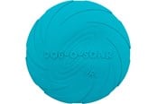 Hunde - Trixie Dog Disc Frisbee Natural Rubber Blue 18cm - TX33501
