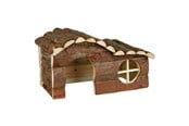 Gnavere - Trixie House Hanna Natural Wooden Shelter Small Animals 31x19x19cm - TX62052