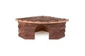 Kanin & gnaver - Trixie Jesper corner house dwarf rabbits bark wood 42 × 15 × 30/30 cm - TX62043