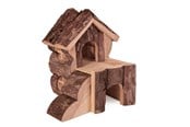 Kanin & gnaver - Trixie Bjork house mice bark wood 15 × 15 × 16 cm - TX6176