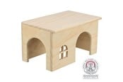 Kanin & gnaver - Trixie Naturtræhus uden Søm til Smådyr Store Hamstere Deguer 28x16x18cm - TX61262