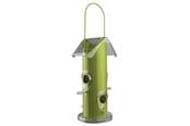 Fuglebure, huse & tilbehør - Trixie Bird feeder metal/plastic 800 ml/25 cm green - TX55633