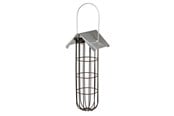 Fuglebure, huse & tilbehør - Trixie Fat ball feeder with roof 4 fat balls metal 11 × 25 × 10 cm black - TX55623
