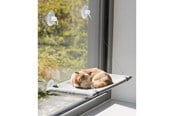 Katte - Trixie Window platform velour 50 × 30 cm grey - TX43209