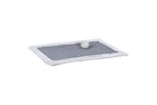 Katte - Trixie Scratching mat sisal rug/plush 55 × 35 cm grey/light grey - TX43110