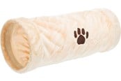 Katte - Trixie Playing tunnel plush ø 22 × 60 cm beige - TX42981