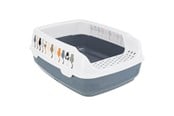 Katte - Trixie Delio cat litter tray with rim 38 × 20 × 50 cm grey/white - TX40397