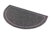 Katte - Trixie Cat litter tray mat semi-circular PVC 59 × 35 cm anthracite - TX40386