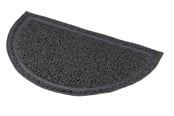 Katte - Trixie Cat litter tray mat semi-circular PVC 41 × 25 cm anthracite - TX40385
