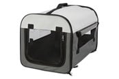 Hunde - Trixie Soft Kennel Basic XS: 32 × 32 × 47 cm dark grey/light grey - TX39701