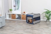 Hunde - Trixie Hundebur Twister foldbar polyester pop-up transportbur lille 45x45x64cm - TX39692