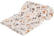 Hunde - Trixie Lingo blanket soft fleece 100 × 75 cm white/beige - TX37178