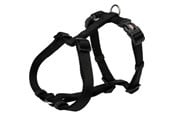Hunde - Trixie Premium H-harness XXS–XS: 20–32 cm/10 mm black - TX204801