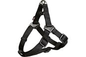 Hunde - Trixie Premium One Touch harness S: 40–50 cm/15 mm black - TX204401