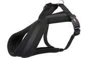 Hunde - Trixie Premium touring harness M: 45–80 cm/25 mm black - TX203901