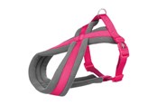 Hunde - Trixie Premium touring harness S–M: 40–70 cm/20 mm fuchsia - TX203811