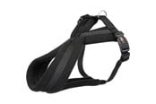 Hunde - Trixie Premium Touring harness S: 35–65 cm/20 mm black - TX203701