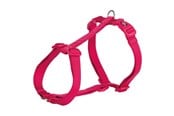 Hunde - Trixie Premium H-harness XS–S: 30–44 cm/10 mm fuchsia - TX203211