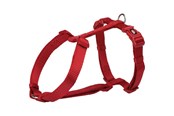 Hunde - Trixie Premium H-harness XS–S: 30–44 cm/10 mm red - TX203203
