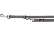 Hunde - Trixie Premium adjustable lead XS–S: 2.00 m/15 mm graphite - TX200416