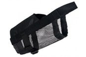 Hunde - Trixie Muzzle with net insert polyester S–M black - TX19262