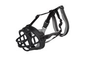 Hunde - Trixie Muzzle Flex muzzle rubber S black - TX17611