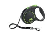 Hunde - Flexi Black Design S leash 5 m 15 kg green - H78014G