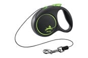 Hunde - Flexi Black Design XS leash 3 m 8 kg green - H78011G