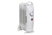 Klima/ventilator - Gripo Olieradiator 500W med 5 ribber, Grå - 5704587036579