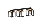 Lamper - EGLO LIBERTAD LOFT E27 SORT/TRÆ - 99856