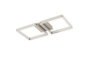 Lamper - EGLO ALTAFLOR loftlampe LED, nikkel - 99785