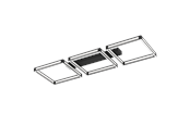 Lamper - EGLO ALTAFLOR loftlampe LED, sort - 99789