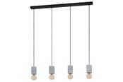 Lamper - EGLO PRESTWICK 3 pendant light grey - 43598