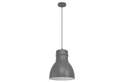 Lamper - EGLO EBURY pendel, grå/hvid - 43622