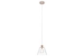 Lamper - EGLO COPLEY pendel, roseguld/klar - 43631