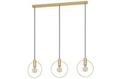 Lamper - EGLO MANIZALES lanbordspendel, børstet messing - 98835