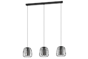 Lamper - EGLO FLORESTA langbordspendel, sort-transparent - 99706
