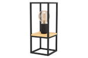 Lamper - EGLO LIBERTAD bordlampe, sort/brun - 99797