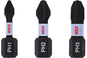 Bor & bits - Bosch Impact Control Screwdriver Bits PH Set 25 mm - 2608522470
