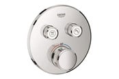 Brus og monteringstilbehør	 - Grohe Grohtherm SmartControl Termostat til indbygning med to ventiler, krom - 29119000