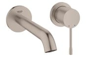 Blandingsbatterier og armaturer - Grohe Essence 2-huls håndvaskbatteri M-Size, supersteel - 19408DC1