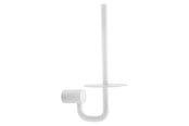 Badeværelsestilbehør - Pressalit Reservepapirholder m/plade, mat hvid - Q60260