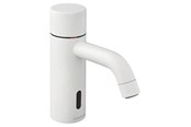 Blandingsbatterier og armaturer - Damixa Silhouet Touchless berøringsfrit håndvaskarmatur, 6V, mathvid - 740222100