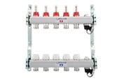 Gulvvarme - Salus Gulvvarmemanifold 10-kreds med flowmeter - GVM-F 10